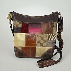 Vintage 2003 Coach Patchwork Messenger Crossbody Bag | Style 10435 ✨